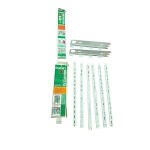 VTG Closet Support Poles (6) w/ Brackets (2) Quality Steel Products USA MCM